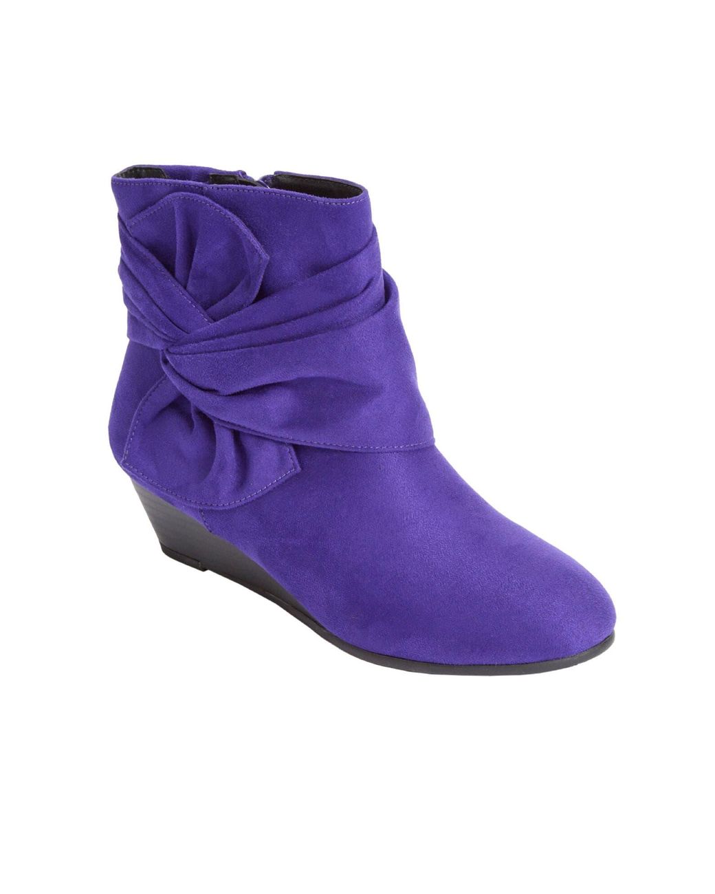 Comfortview Purple The Inez Bootie