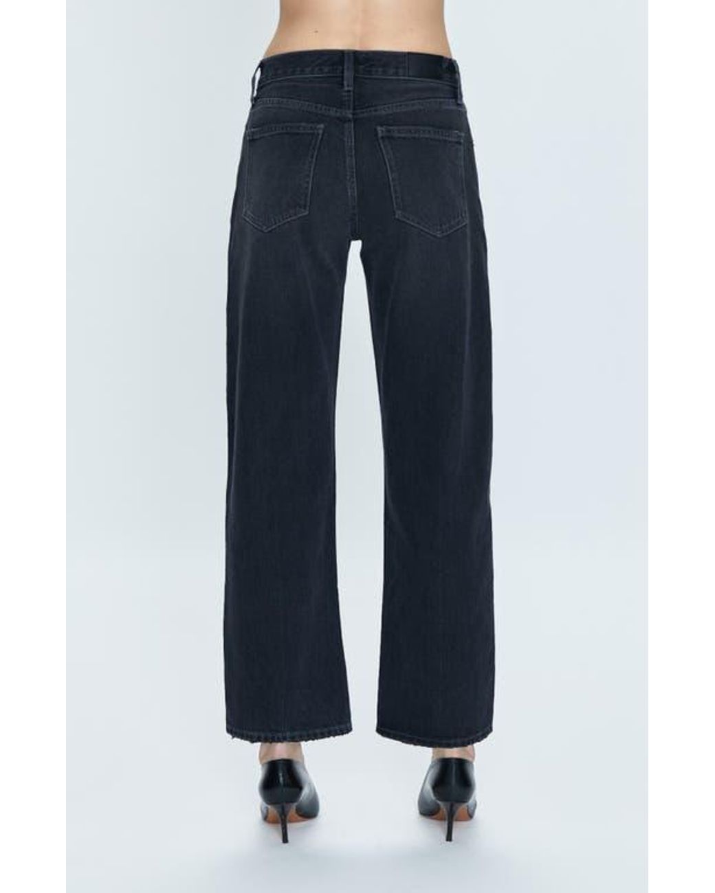 Pistola Blue Lexi High Waist Ankle Straight Leg Jeans