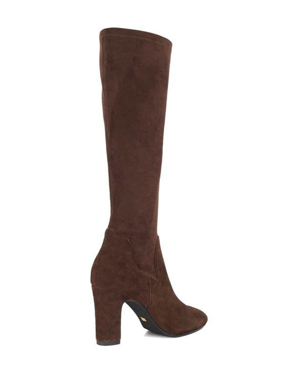 Dune Brown Simple Knee High Boot