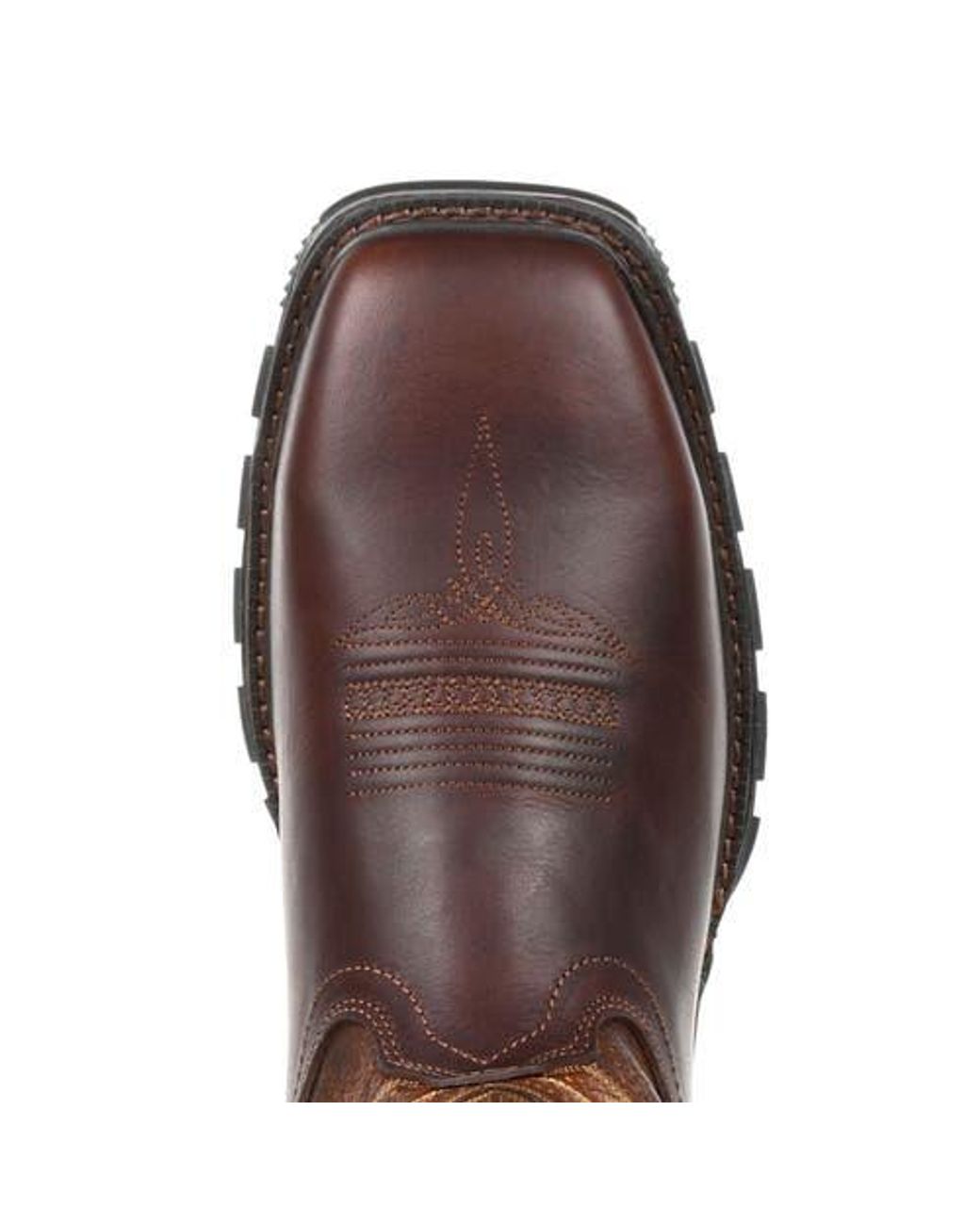 Durango Brown Steel Toe Ventilated Pullon Work Boot for men