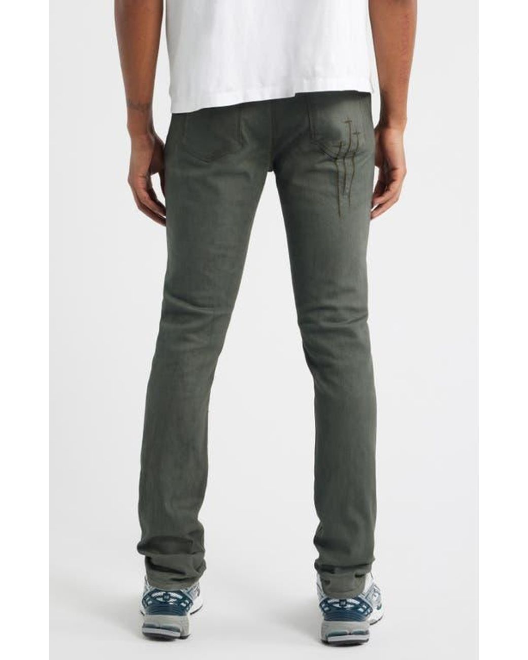 RTA Bryant Mid Rise Skinny Jeans in Gray for Men | Lyst