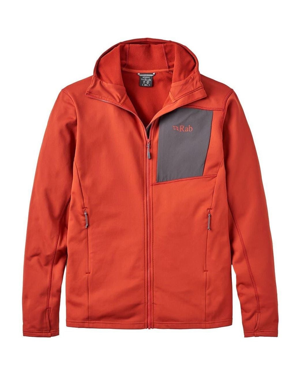 Rab Red Superflux Hooded Jacket for men