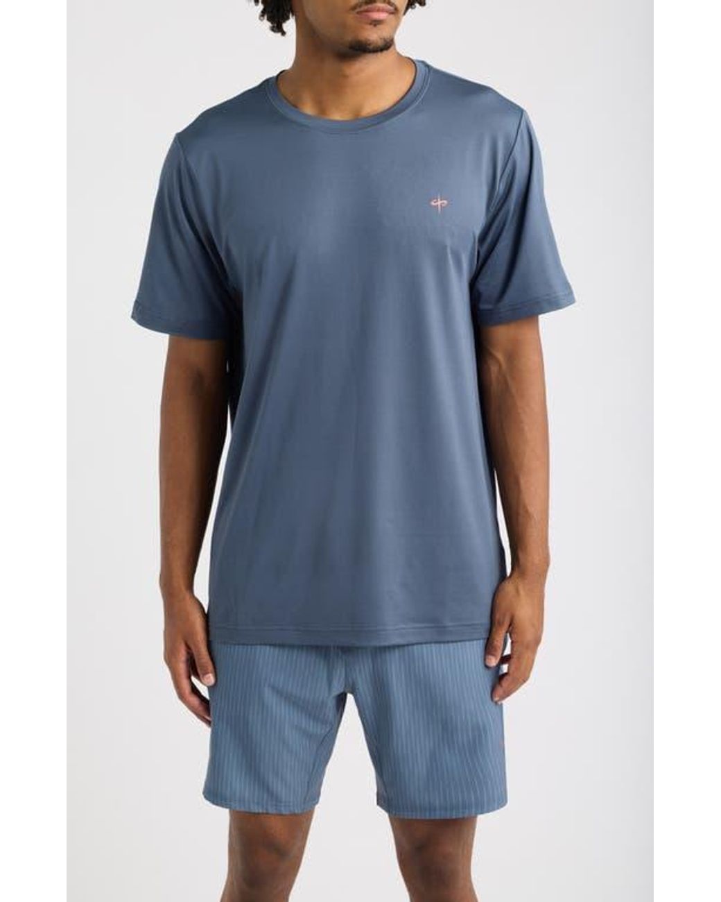 Saint Studio Blue Runner Tech Performance T-Shirt for men