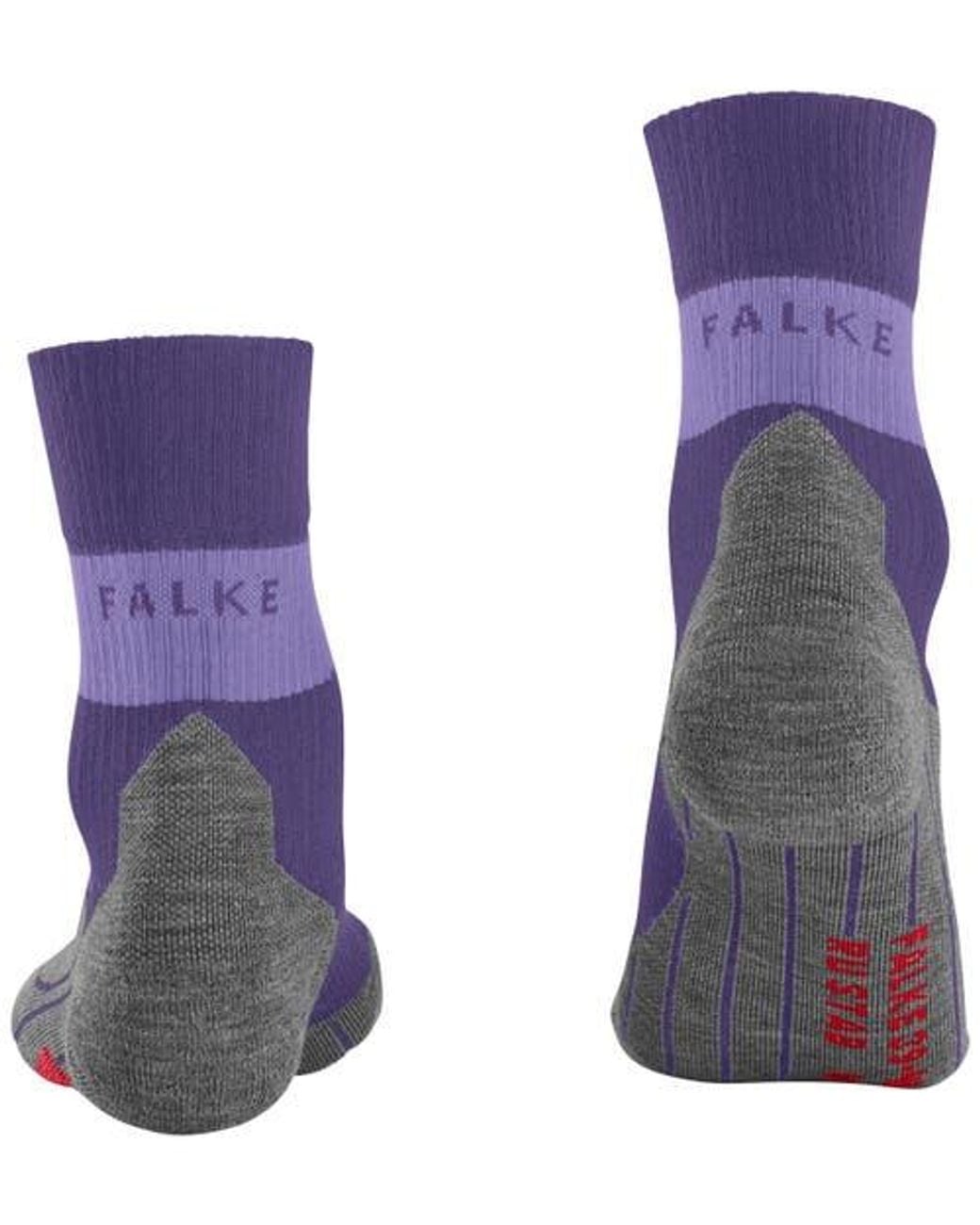 Falke Blue Ru Compression Stabilizing Running Socks