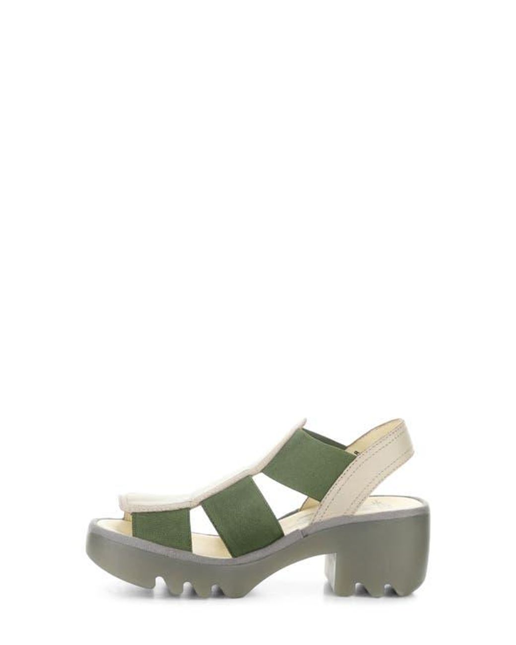 Fly London Green Teev Platform Sandal