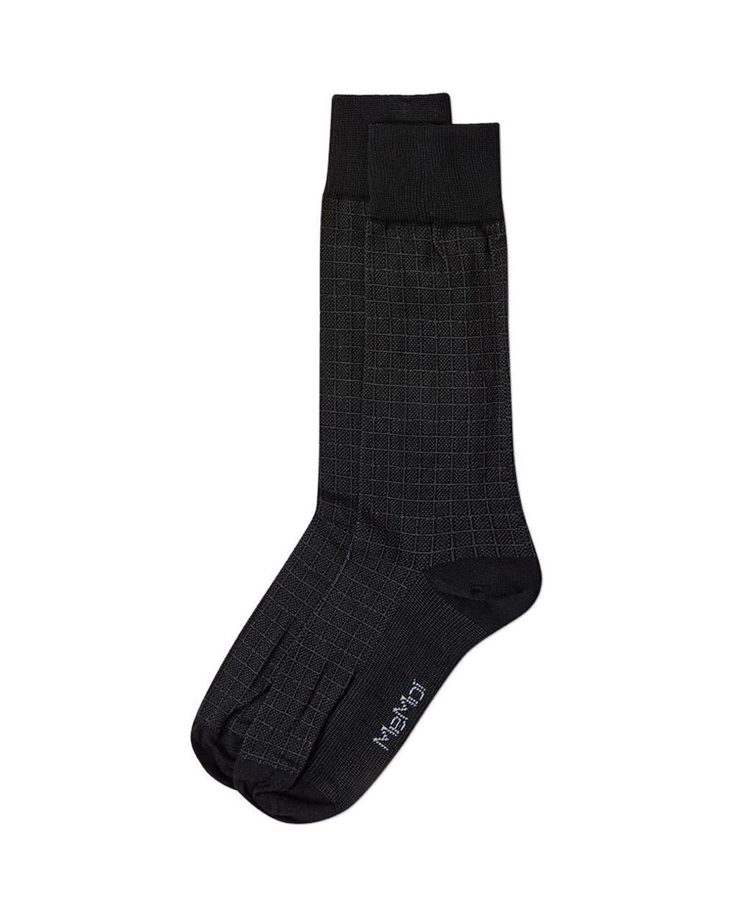 Memoi Black Assorted 3-Pack Dress Socks for men