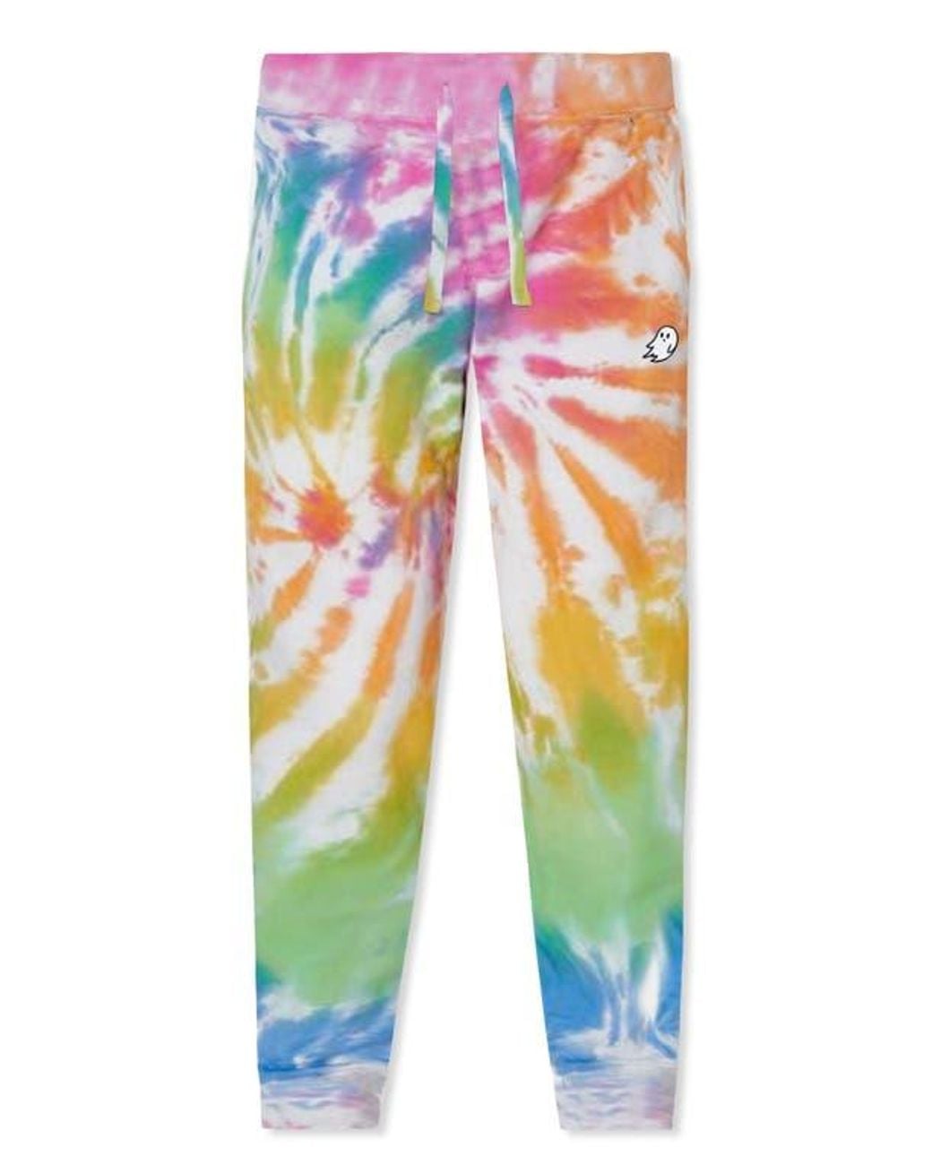 Alix Blue Ghost Tie Dye Fleece Jogger Pant for men