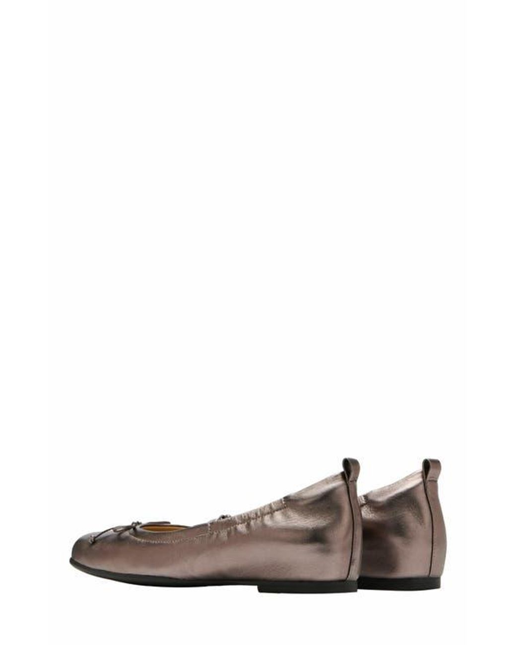 ABEO White Cadence Bow Ballet Flat