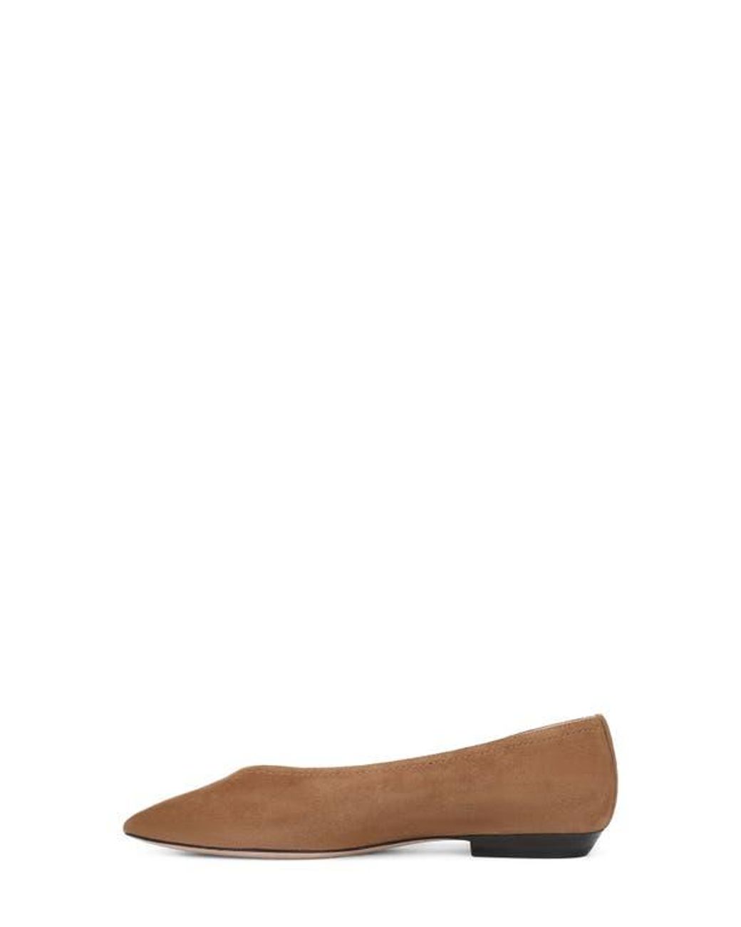 Veronica Beard Brown Bancroft Pointed Toe Flat
