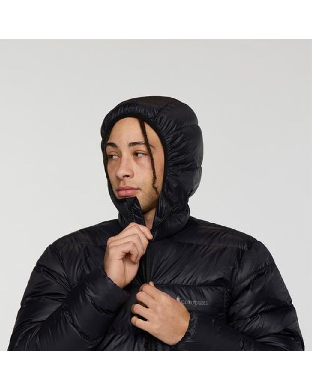 COTOPAXI Black Fuego Max Down Hooded Jacket for men