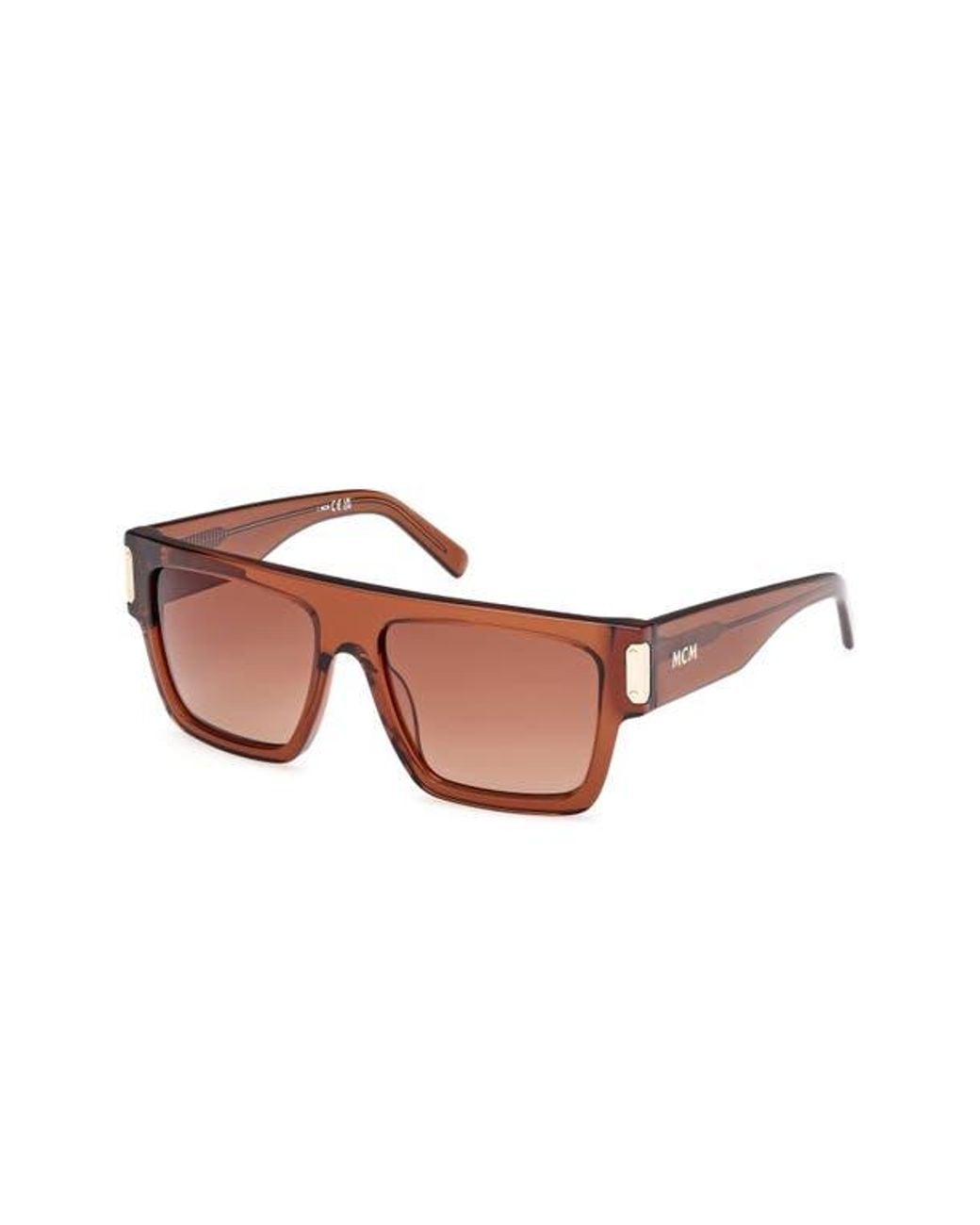 MCM Pink 54Mm Rectangular Sunglasses