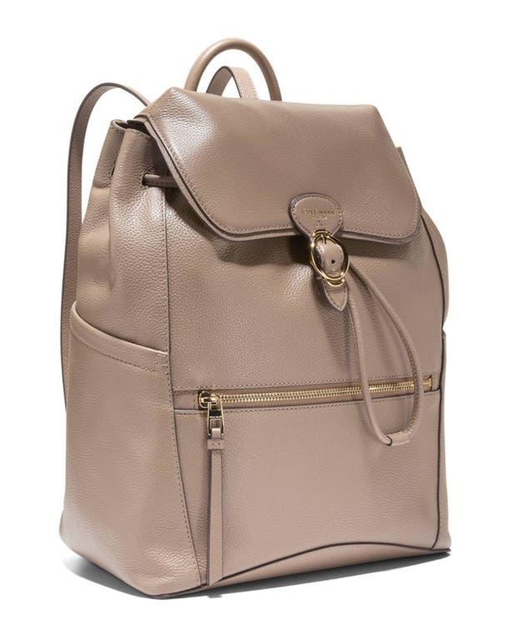 Cole Haan Alexandria Medium Backpack in Natural | Lyst