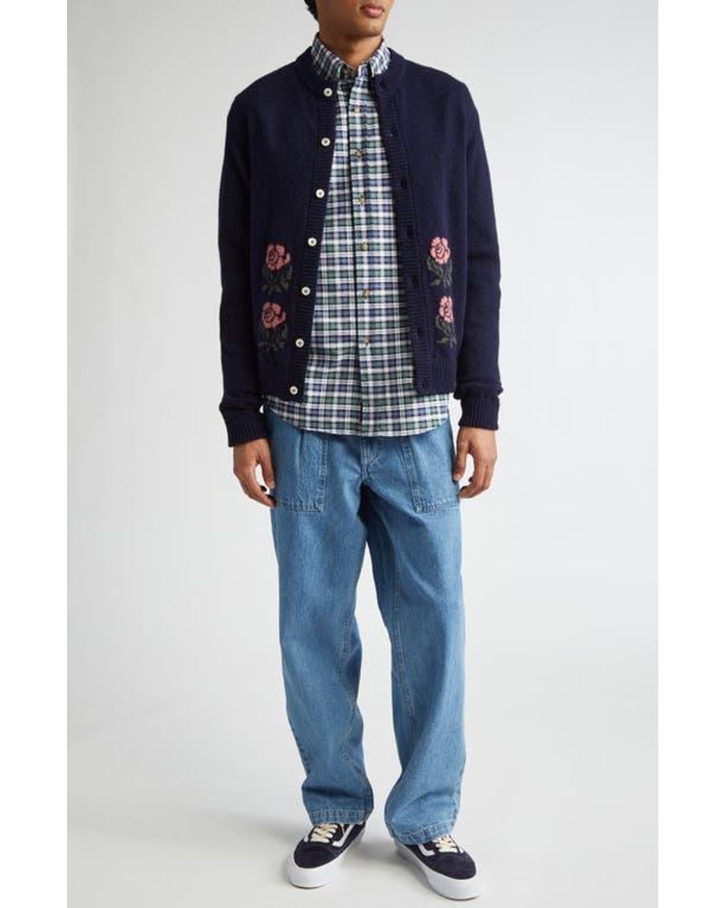 noah-nyc-Navy-Floral-Shetland-