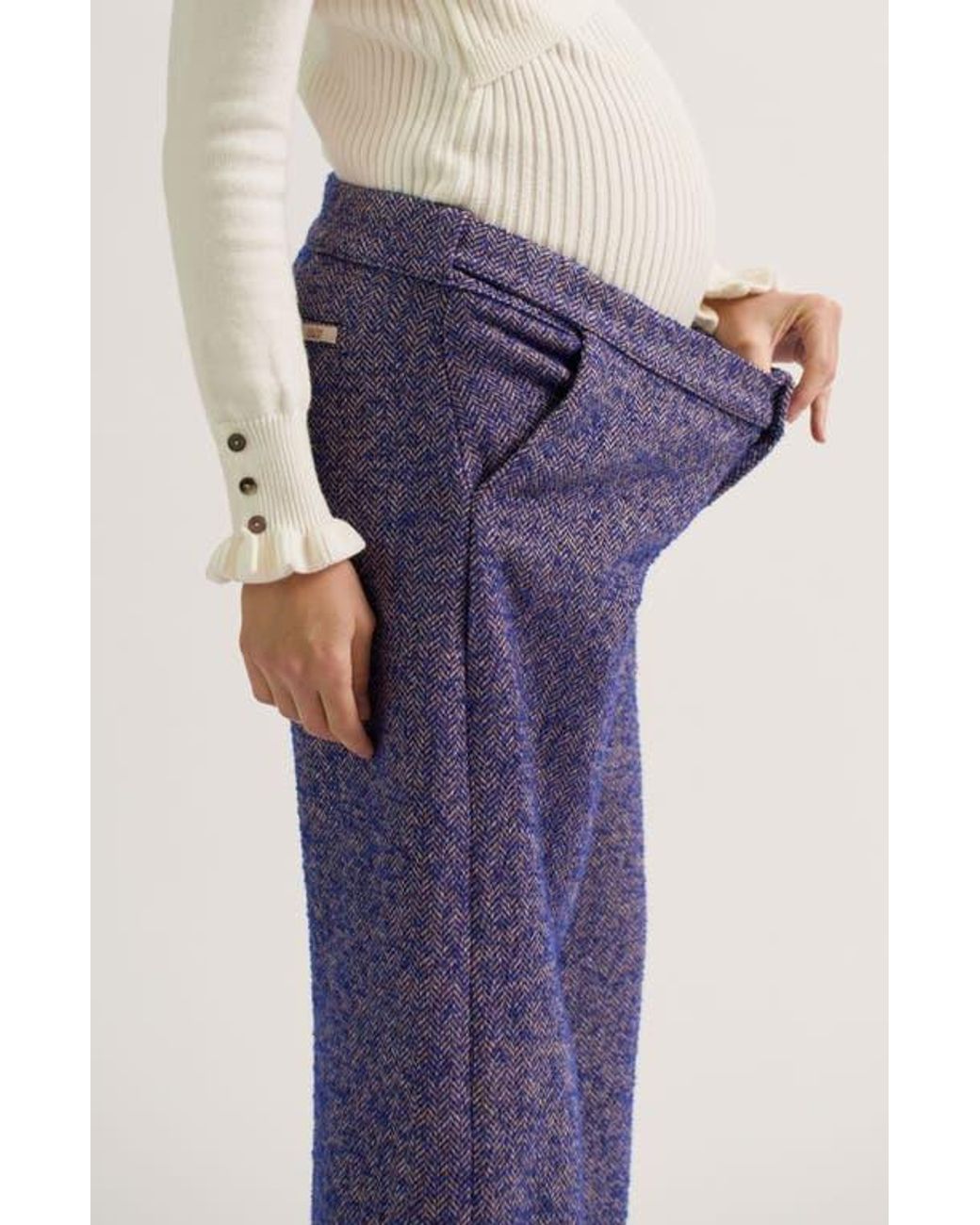 Cache Coeur Purple Kate Maternity Pants