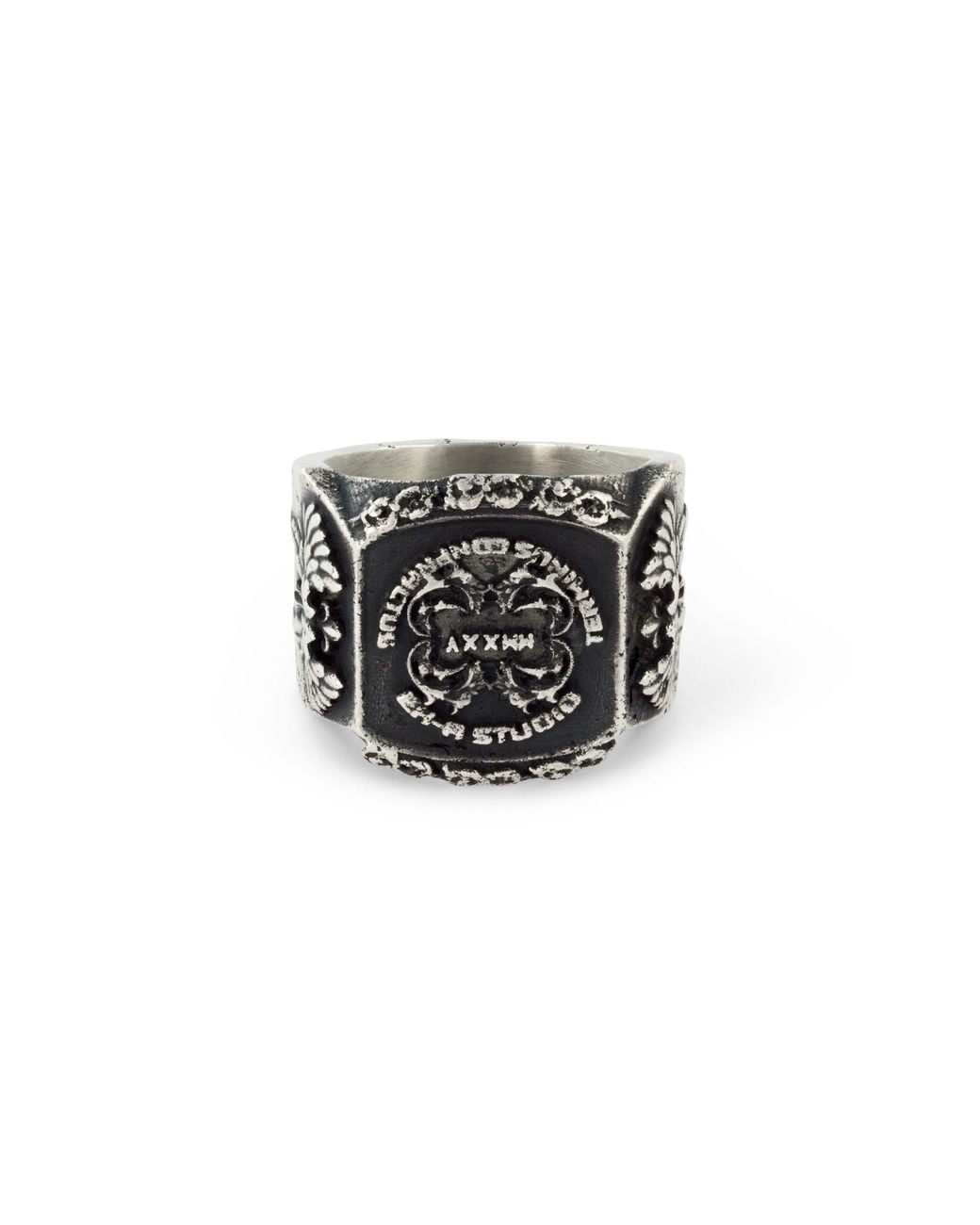 EX-A STUDIO Black Class Ring