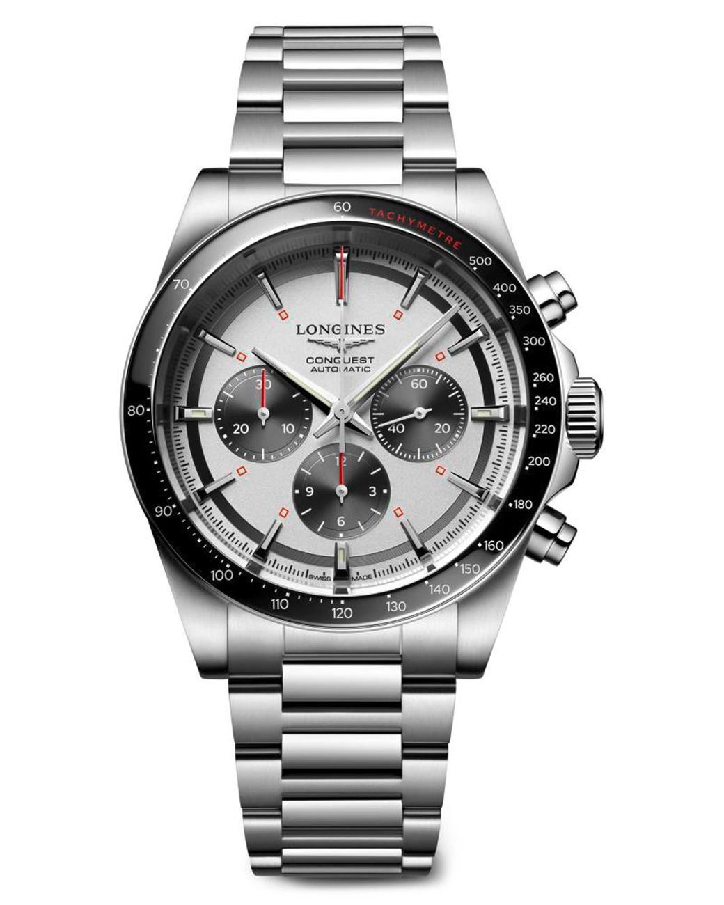 Longines Metallic Conquest Automatic Bracelet Watch, 42Mm for men