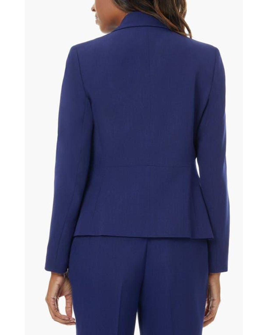 Kasper Blue Two-Button Blazer