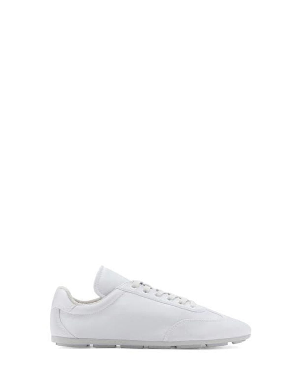 Mango White Satin Sneaker