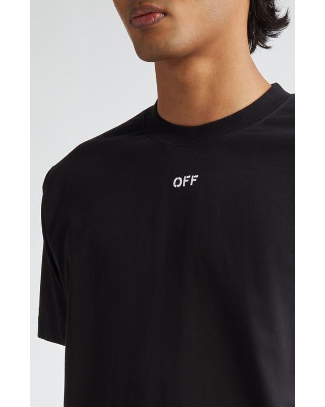 Off-White c/o Virgil Abloh Stitch Arrow Embroidered T-Shirt