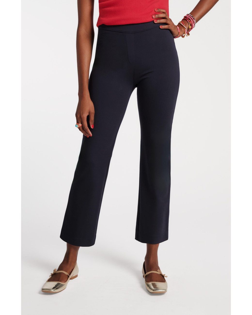 Frances Valentine Blue Wonder Pant Solid Stretch