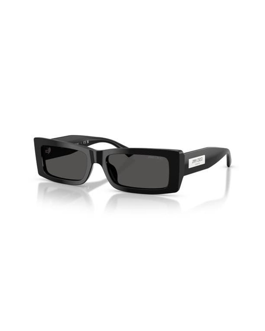 Jimmy Choo Lennon 54Mm Polarized Rectangular Sunglasses in  display picture 3