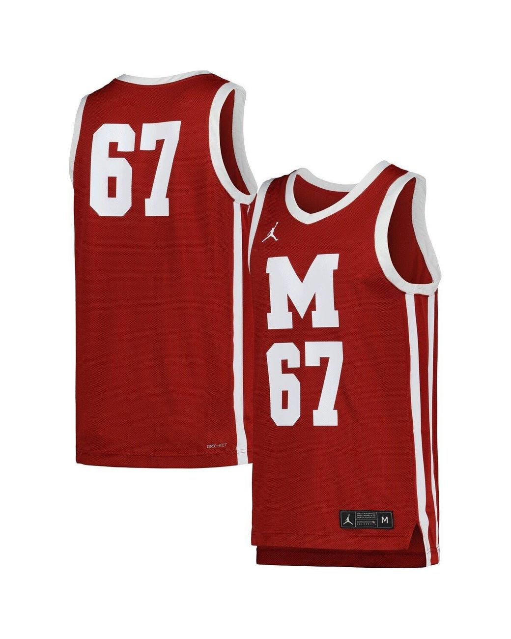 Nike Morehouse Tigers Replica Basketball Jersey At Nordstrom in Red for