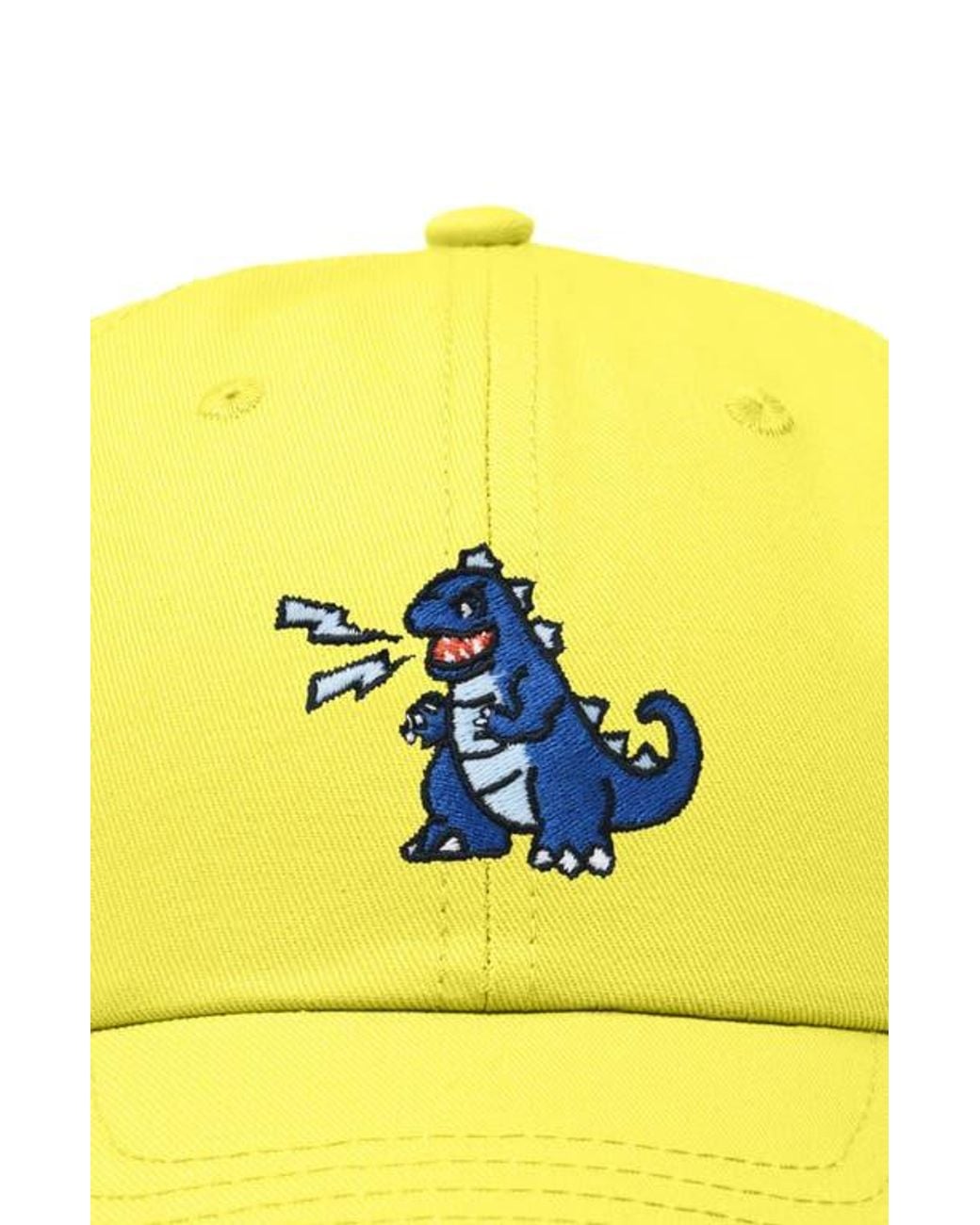 Alix Yellow Big Lizard Cap for men
