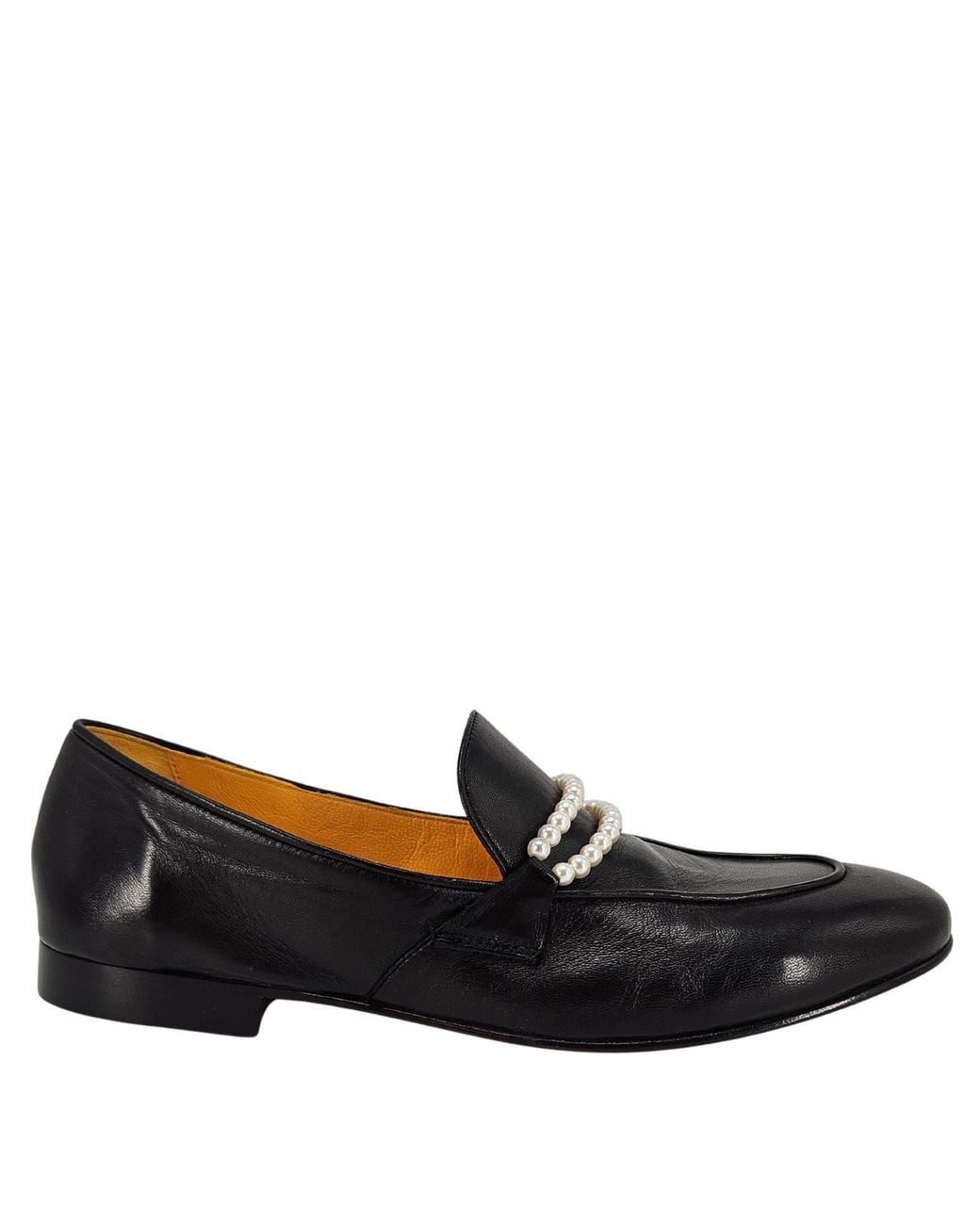 Madison Maison Black Pearl Flat Loafer