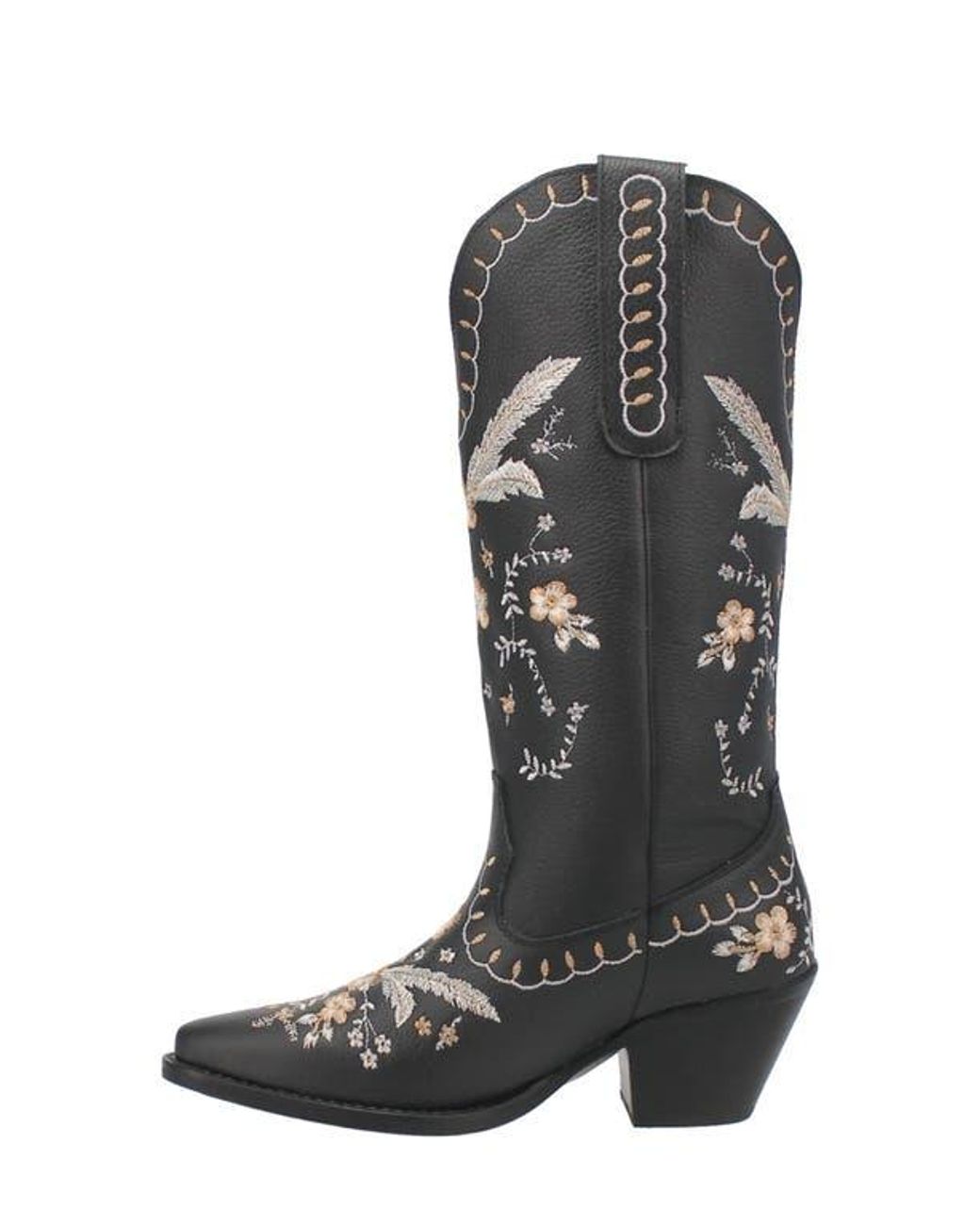 Dingo Black Full Bloom Western Boot