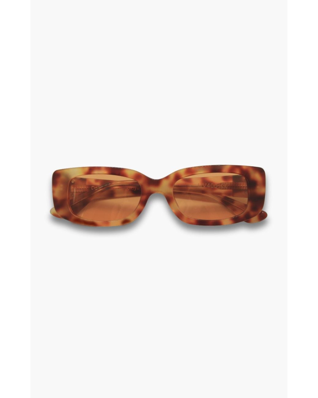 INDY Brown Delancey Rectangular Polarized Sunglasses