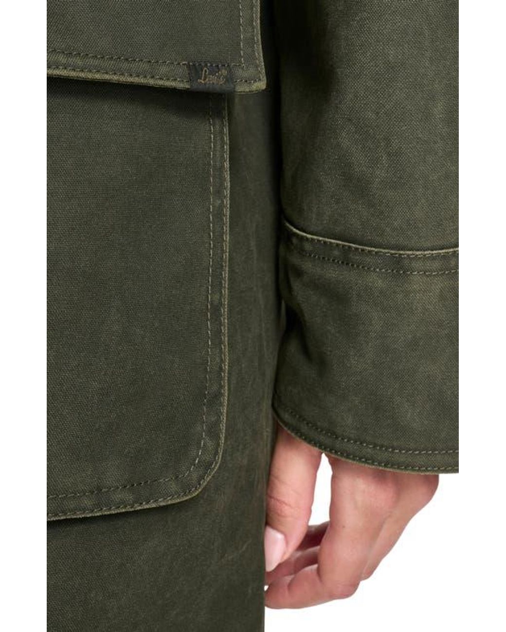 Levi's Green Extralong Barn Jacket