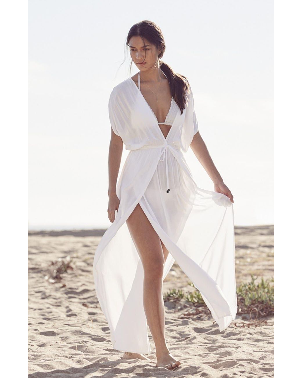 Elan striped 2025 convertible dress