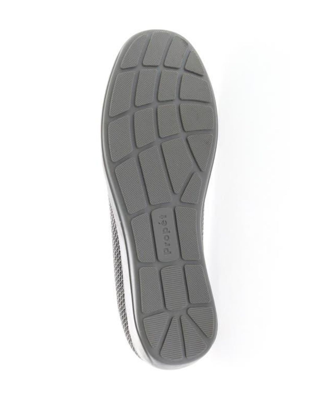 Propet Gray Yen Mesh Flat