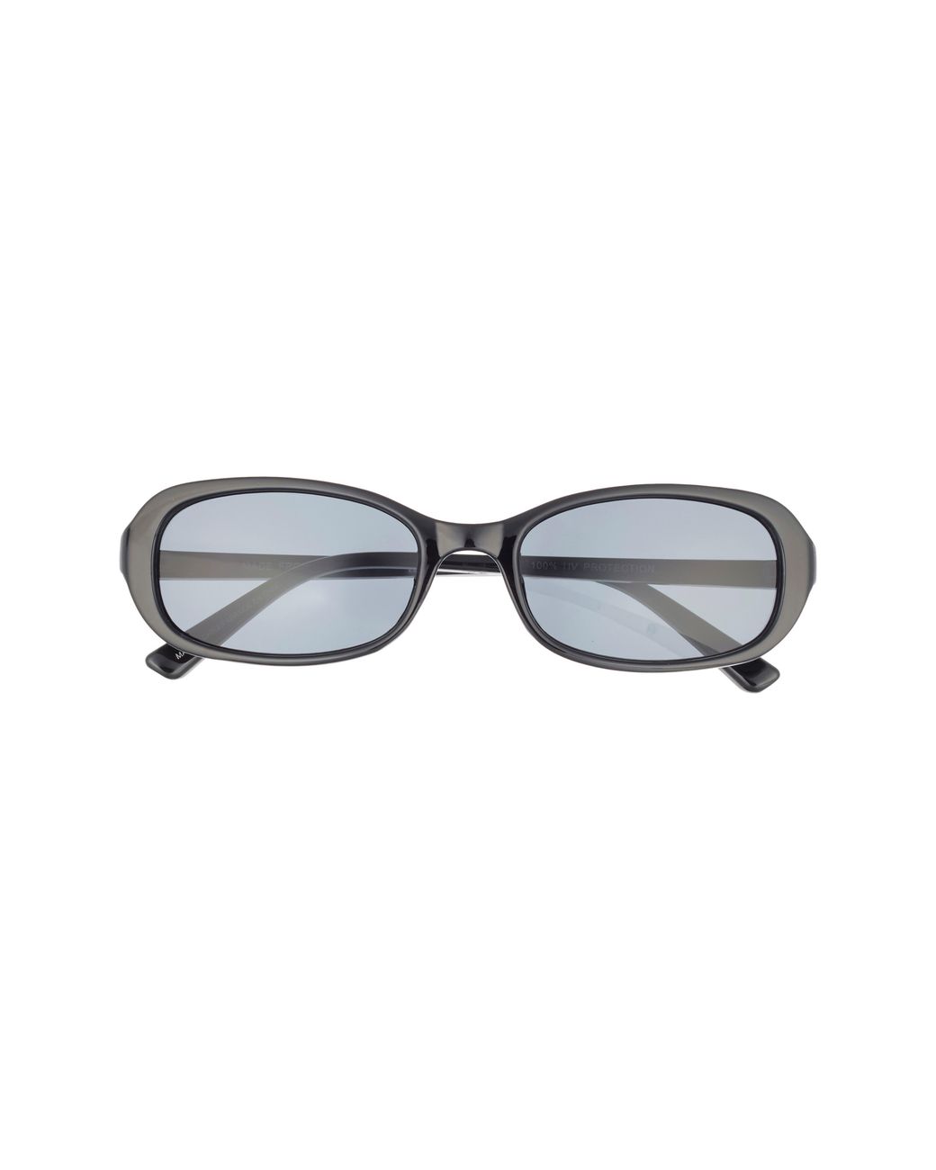BP. Black Rectangular Wrap Sunglasses