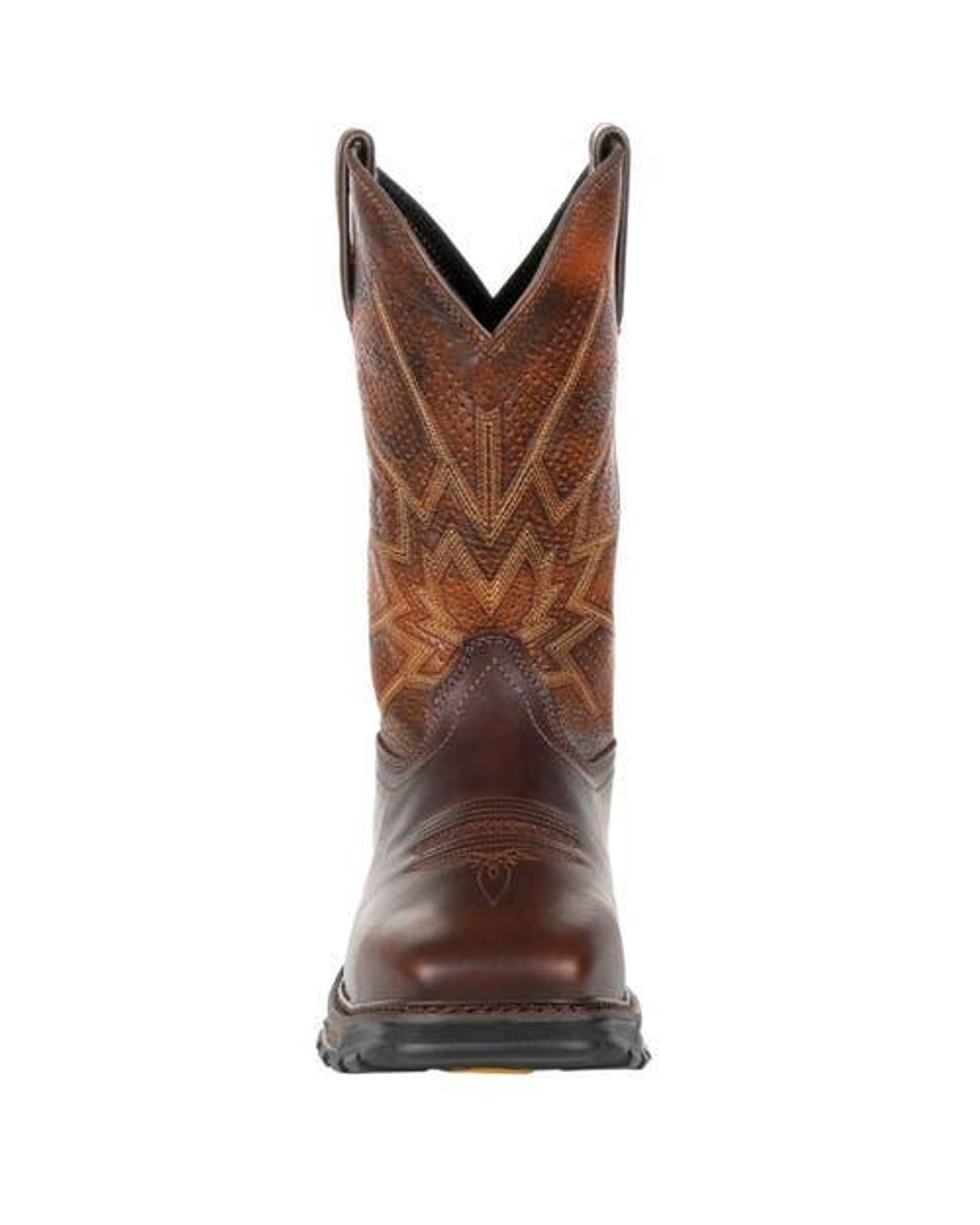 Durango Brown Steel Toe Ventilated Pullon Work Boot for men