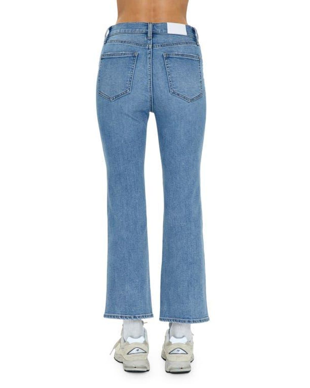 Pistola Blue Lennon High Waist Ankle Bootcut Jeans