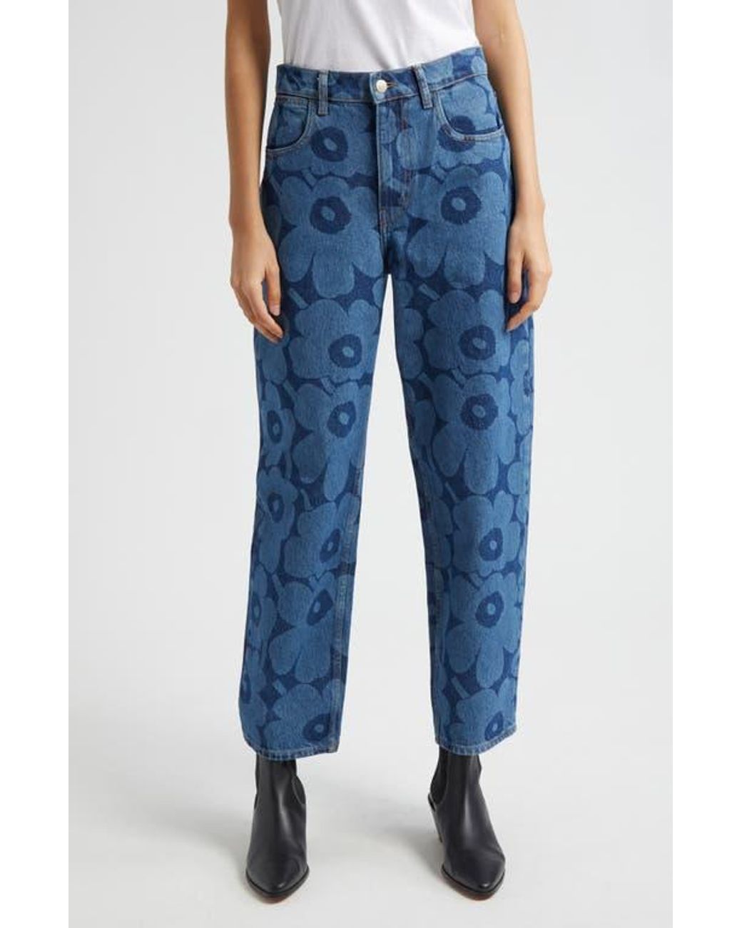Marimekko Maridenim Barrel Unikko Jeans | Free People