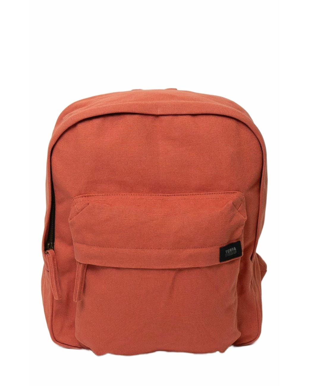 Terra Thread Orange Organic Cotton Mini Backpack