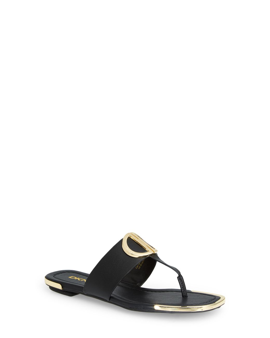 DKNY Halcott Flip Flop Sandal in Black Lyst