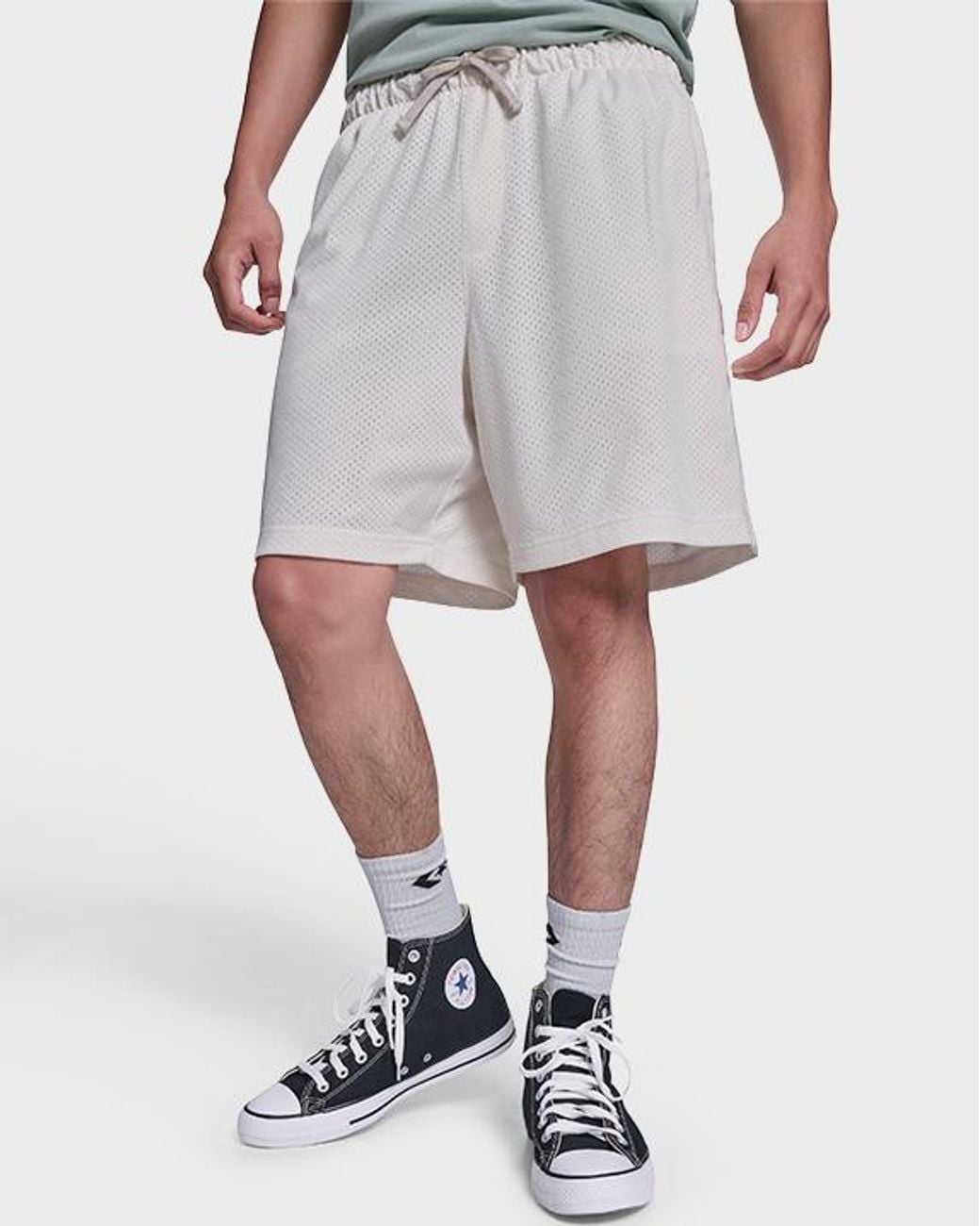 STAR TEAM MESH SHORTS WHITE スターチーム Converse Star Mesh Short in White for Men | Lyst