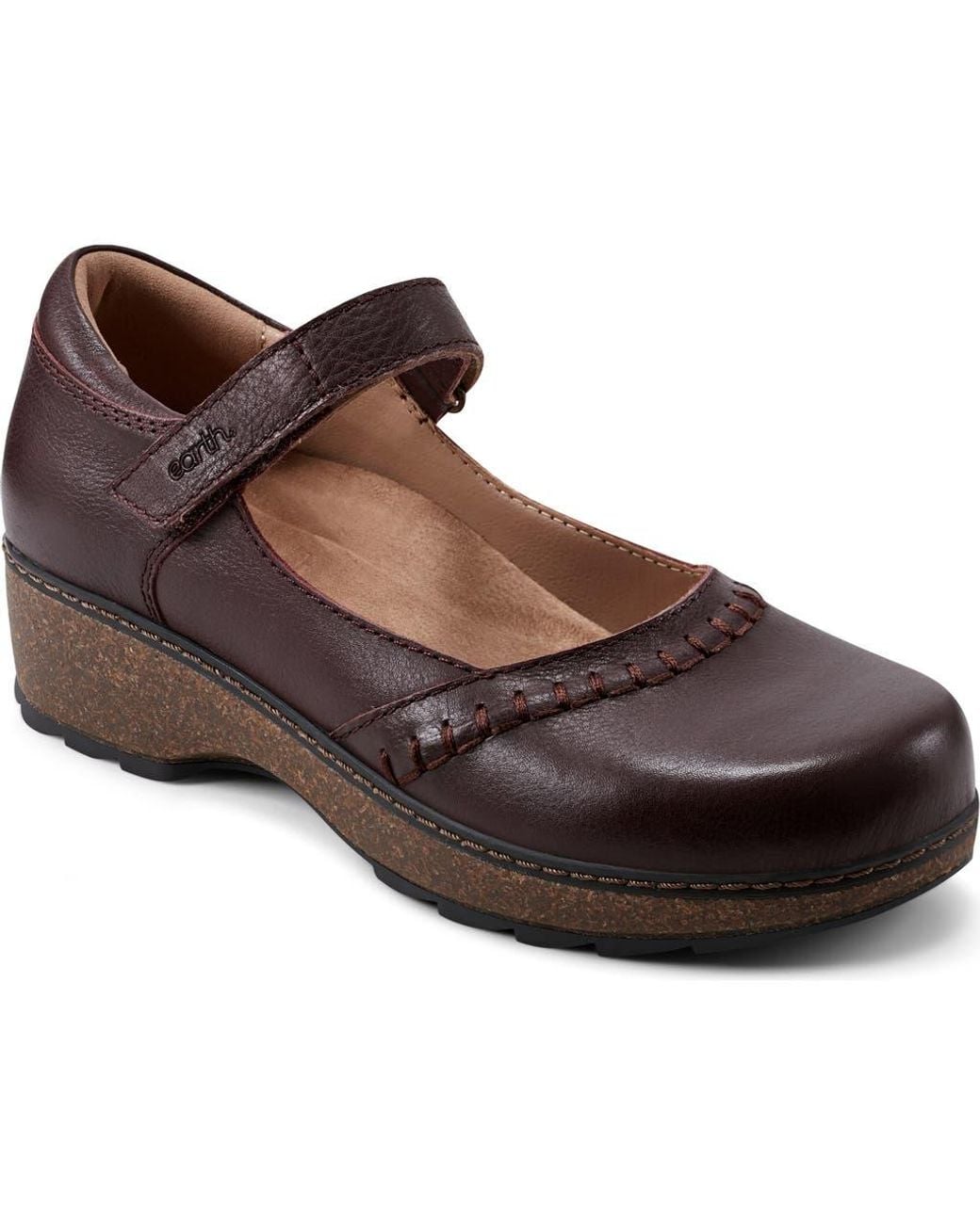 Earth Brown Kalece Mary Jane Pump