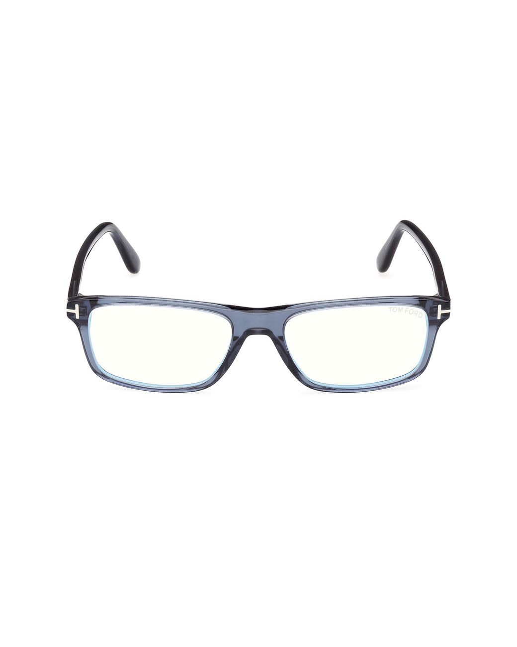 Tom Ford Brown 53Mm Rectangular Light Blocking Glasses for men