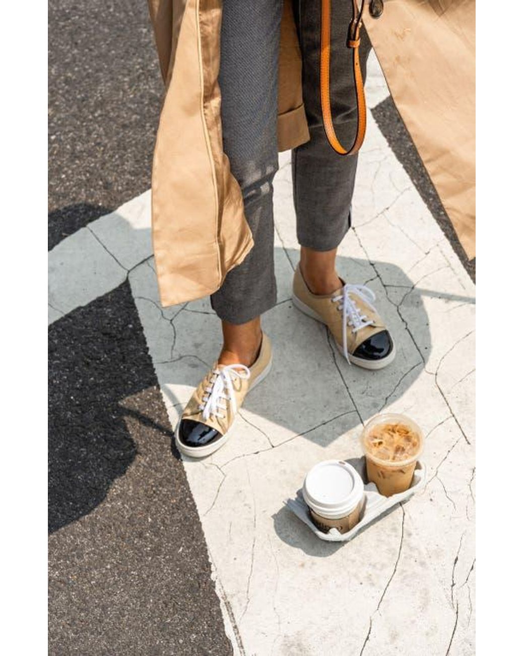 Paul Mayer Blue Samba Cap Toe Sneaker