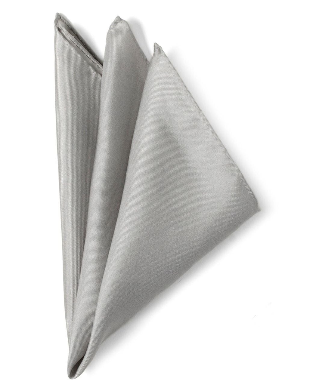 Cufflinks Inc. Gray Silk Pocket Square for men