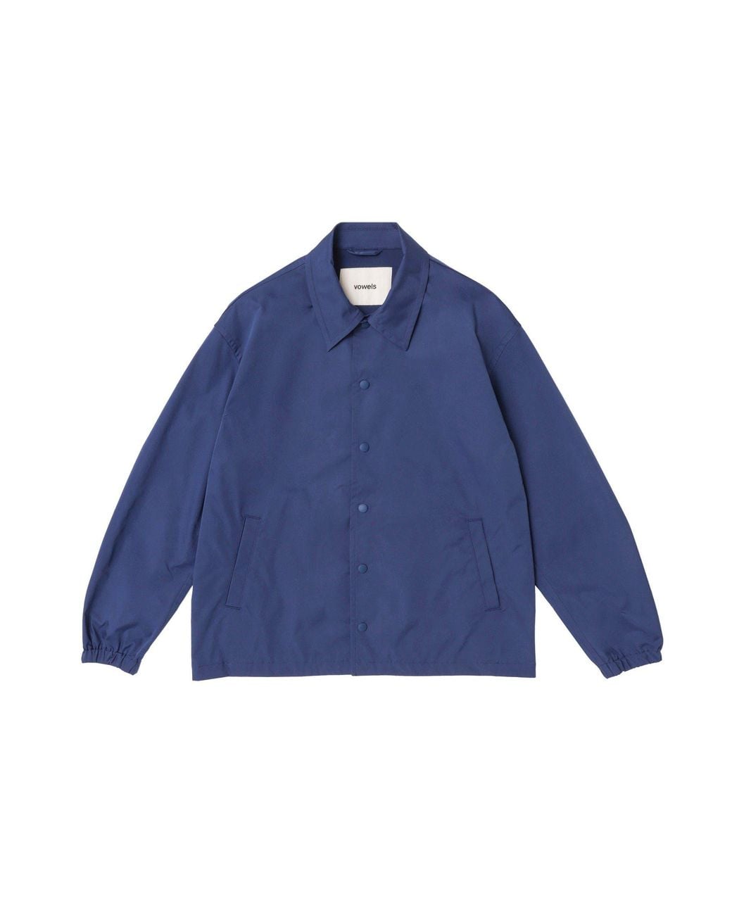 vowels Blue Coach Jacket for men
