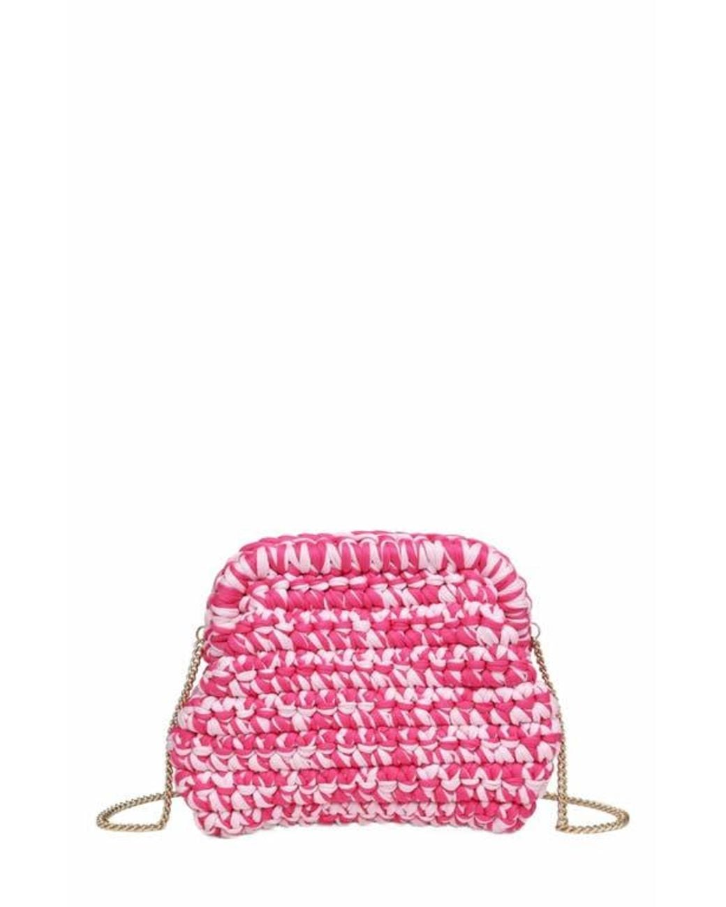 Moda Luxe Red Raya Clutch