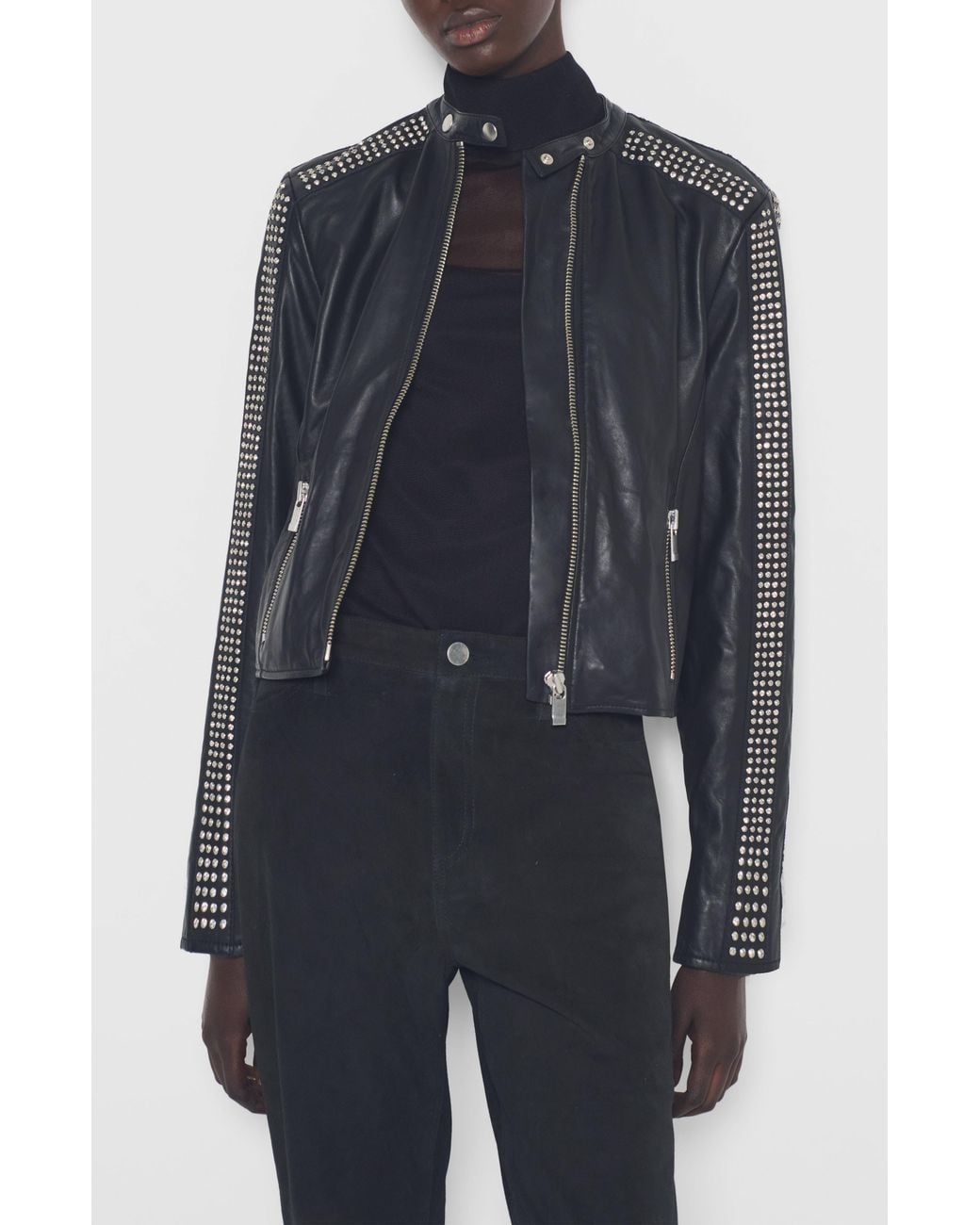 AS by DF Blue Ryder Upcycled Leather Jacket