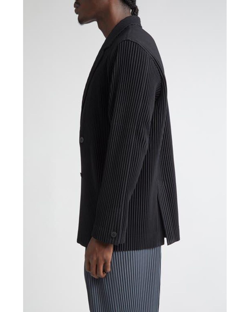 Homme Plissé Issey Miyake Tailored Pleats 1 Double Breasted Jacket
