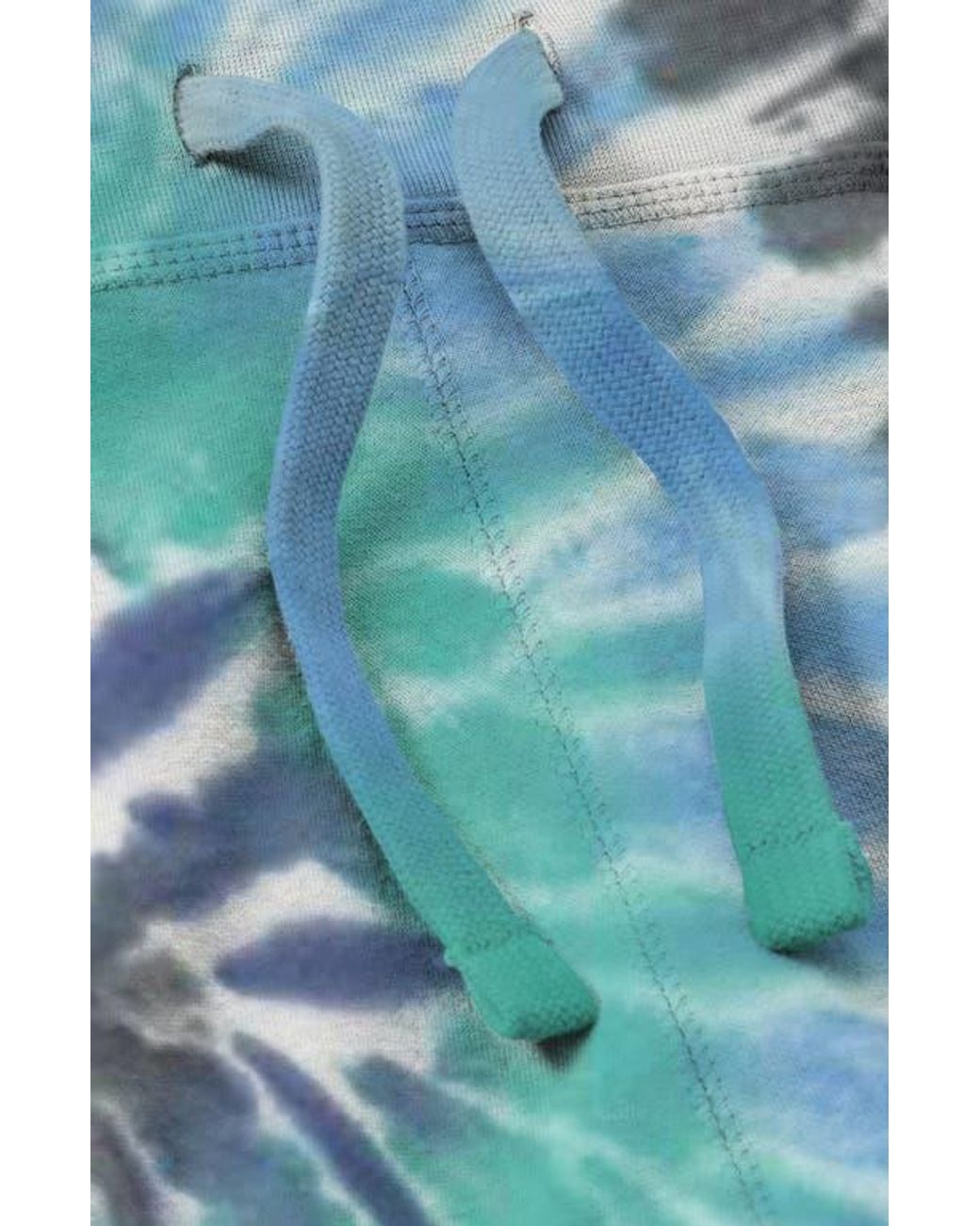 Alix Blue Ghost Tie Dye Fleece Jogger Pant for men