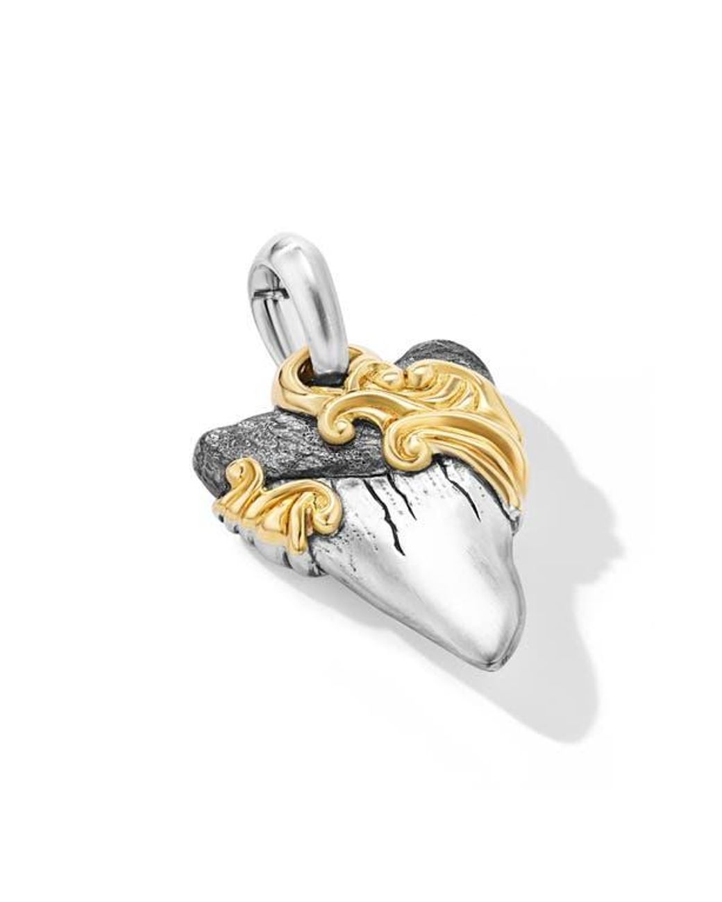 David Yurman Metallic Waves Shark Tooth Enhancer for men
